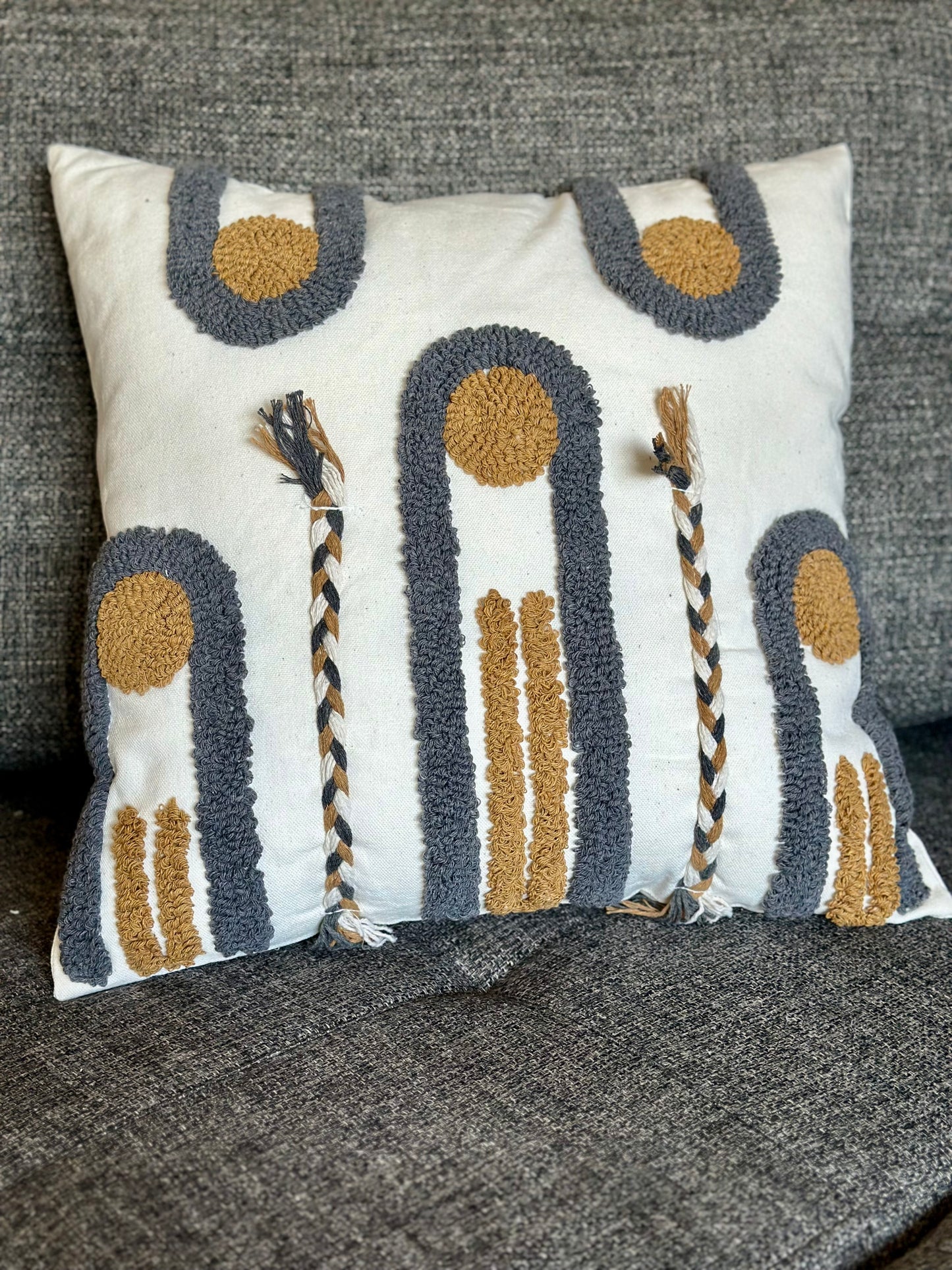 Luxe Handmade Silk Cushion – Timeless Sophistication CODE 3312