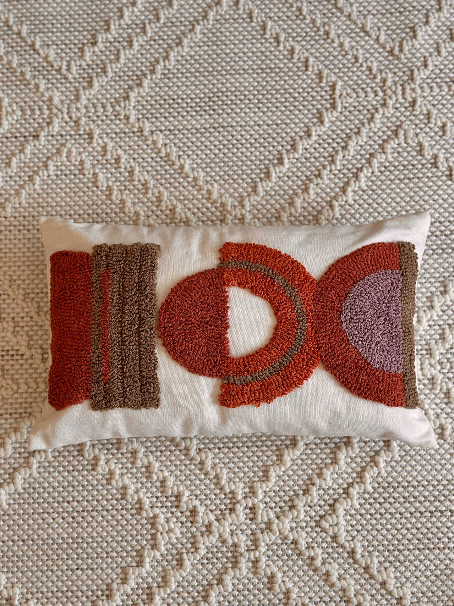 Handwoven Textured Cushion – Artisanal Beauty CODE 3308 R