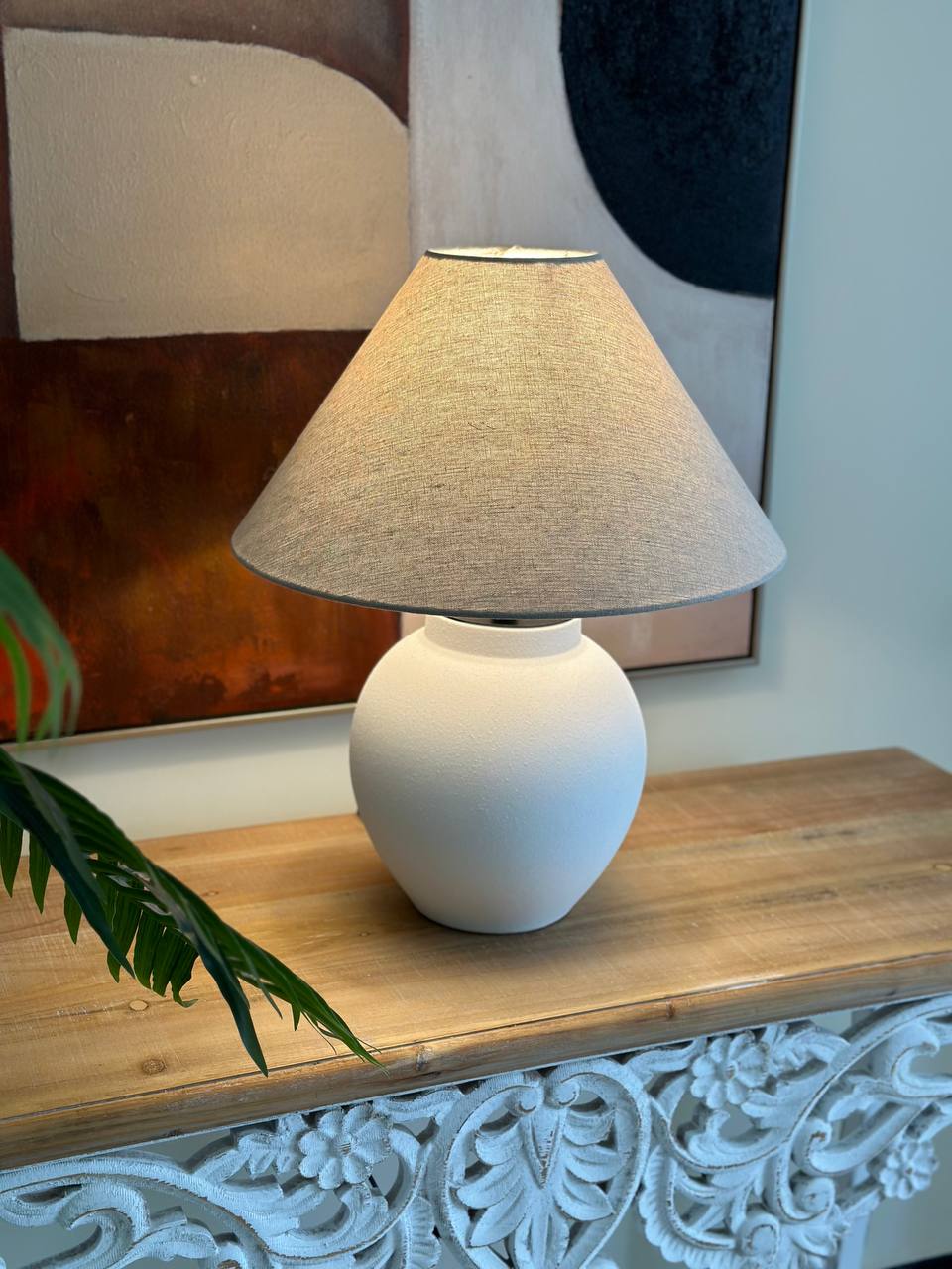 Wabi-Sabi Table Lamp – Organic Elegance (CODE 3202)