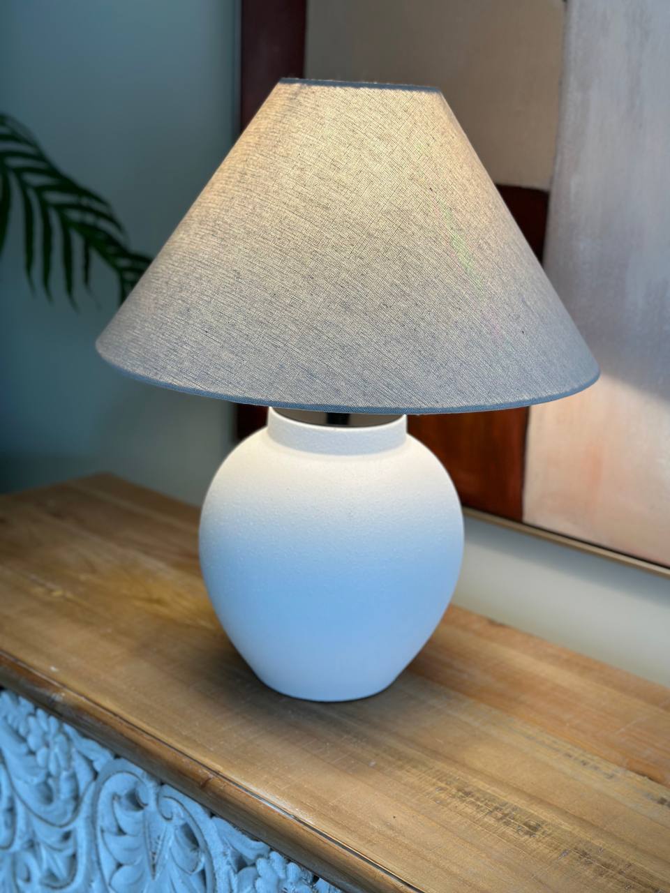 Wabi-Sabi Table Lamp – Organic Elegance (CODE 3202)