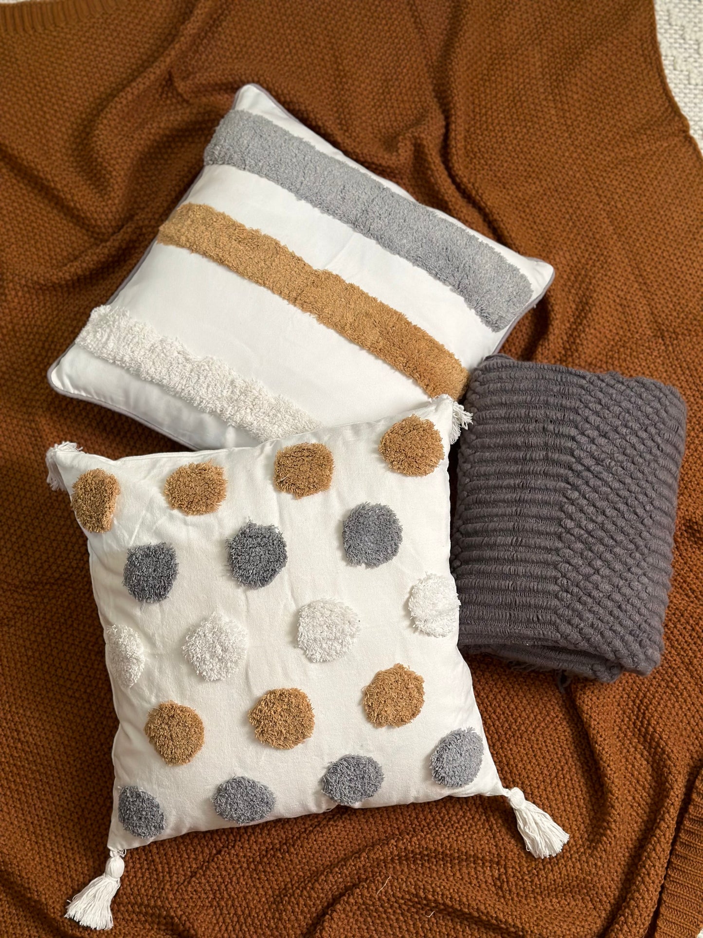 Eco-Friendly Cotton Cushion – Sustainable Comfort CODE 3317 L