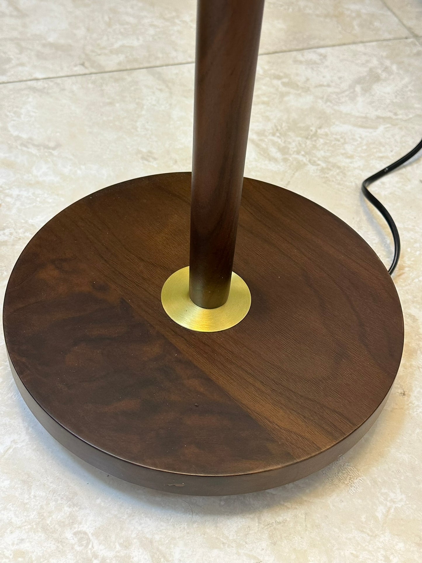 Slim Dark Brown Floor Lamp