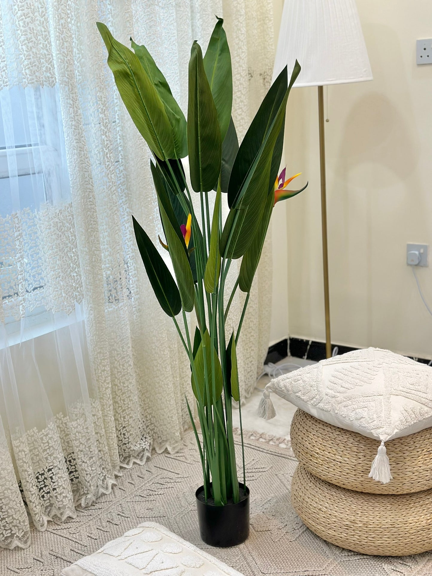 Tall Bird of Paradise Plant – Tropical Artificial Decor Artificial Plant CODE 2635