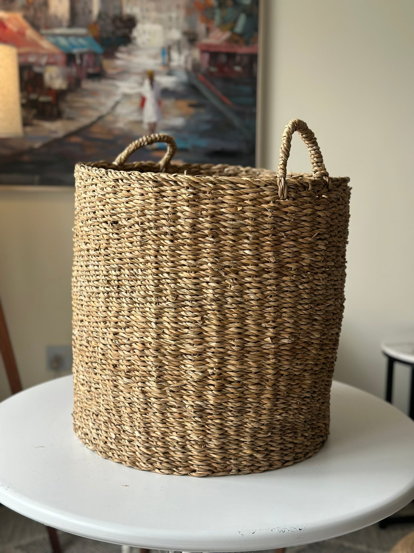 Set of Natural Woven Storage/Decorative Baskets - 6 Sizes