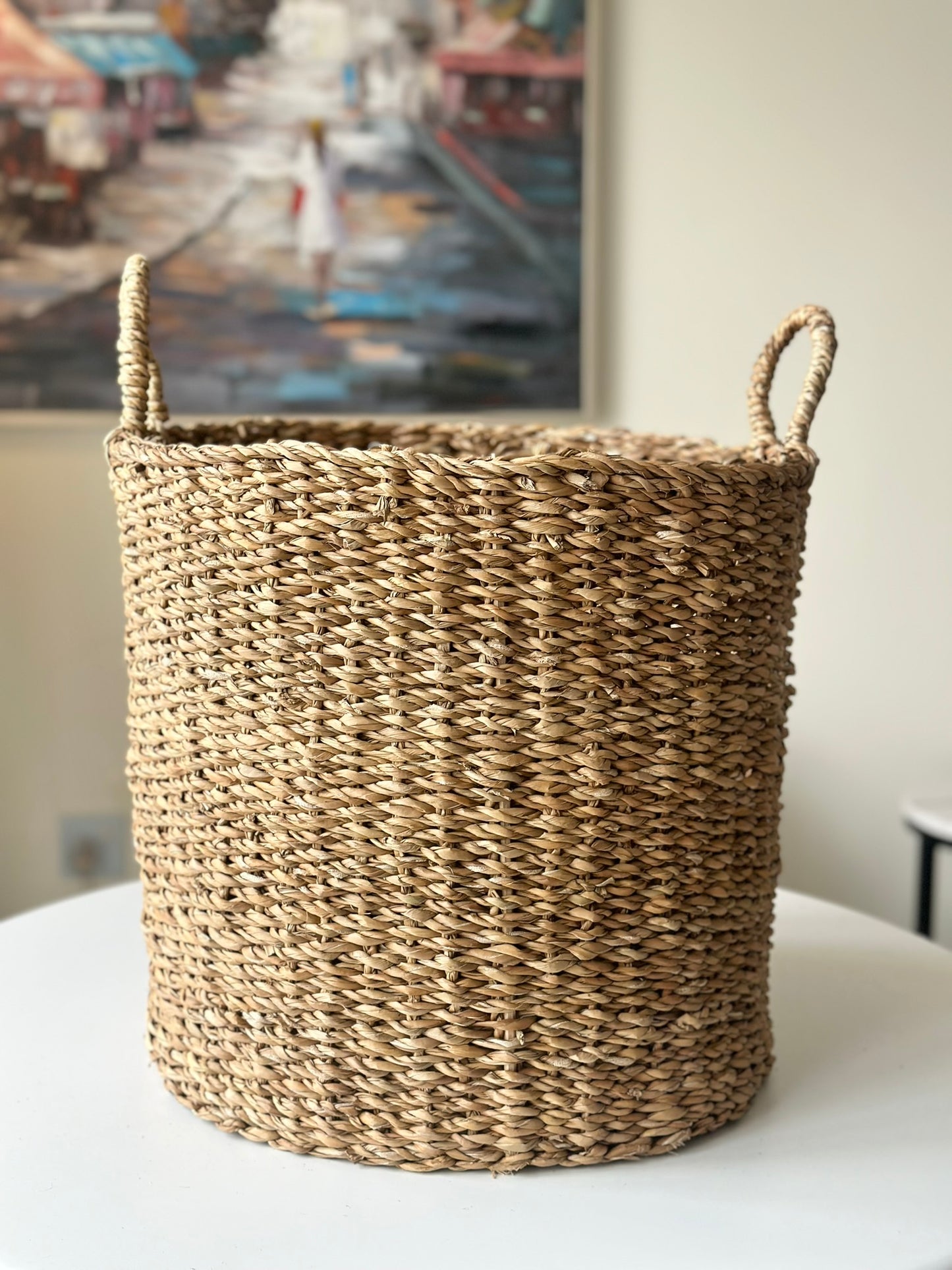 Set of Natural Woven Storage/Decorative Baskets - 6 Sizes