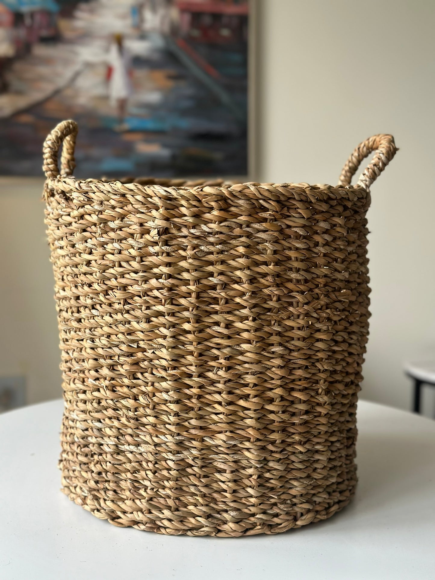 Set of Natural Woven Storage/Decorative Baskets - 6 Sizes
