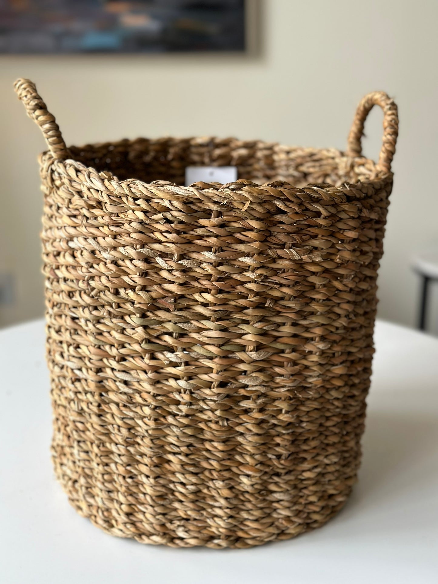 Set of Natural Woven Storage/Decorative Baskets - 6 Sizes