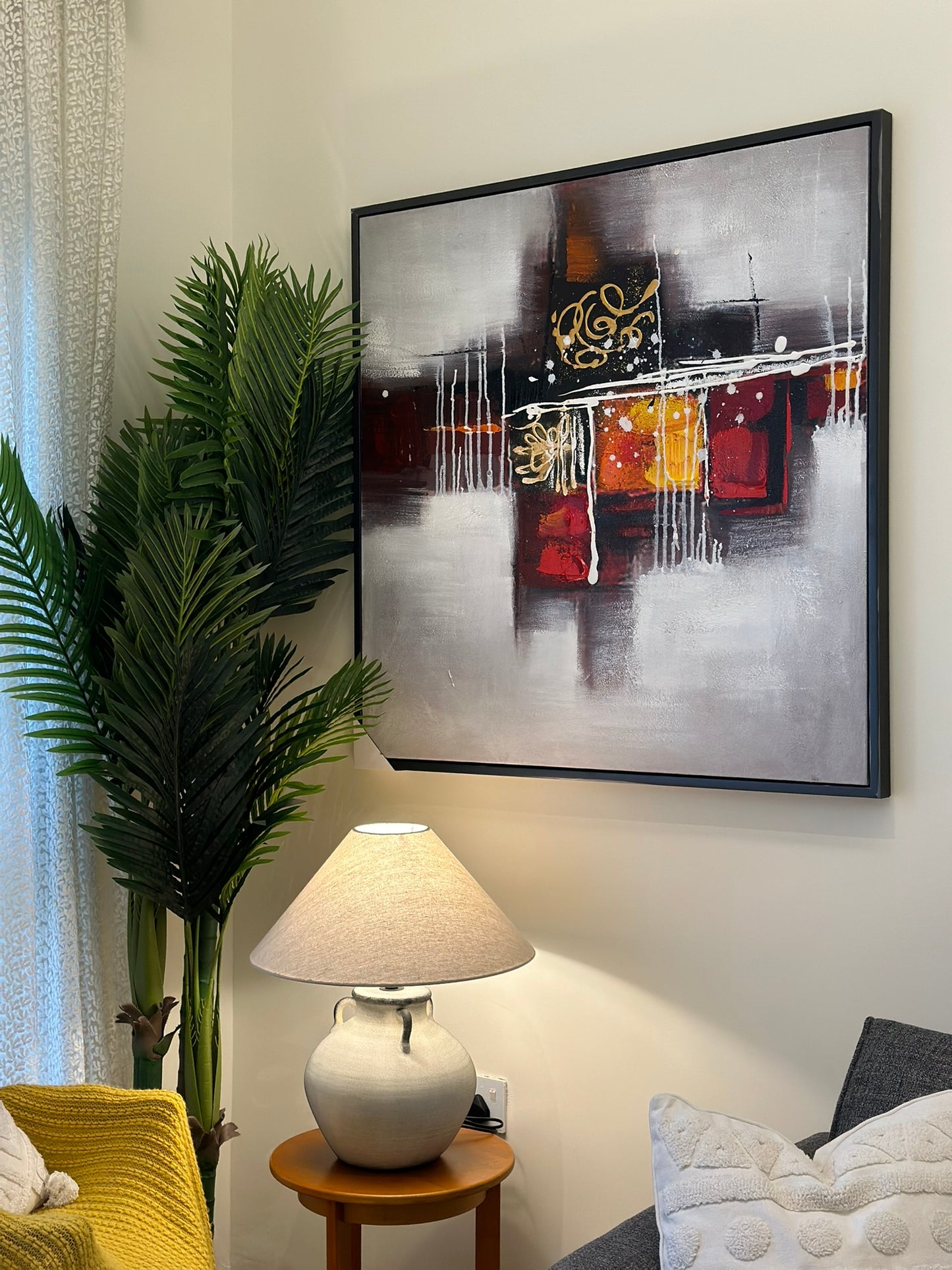 Painting Oil Paint Size 100x100cm CODE 3117