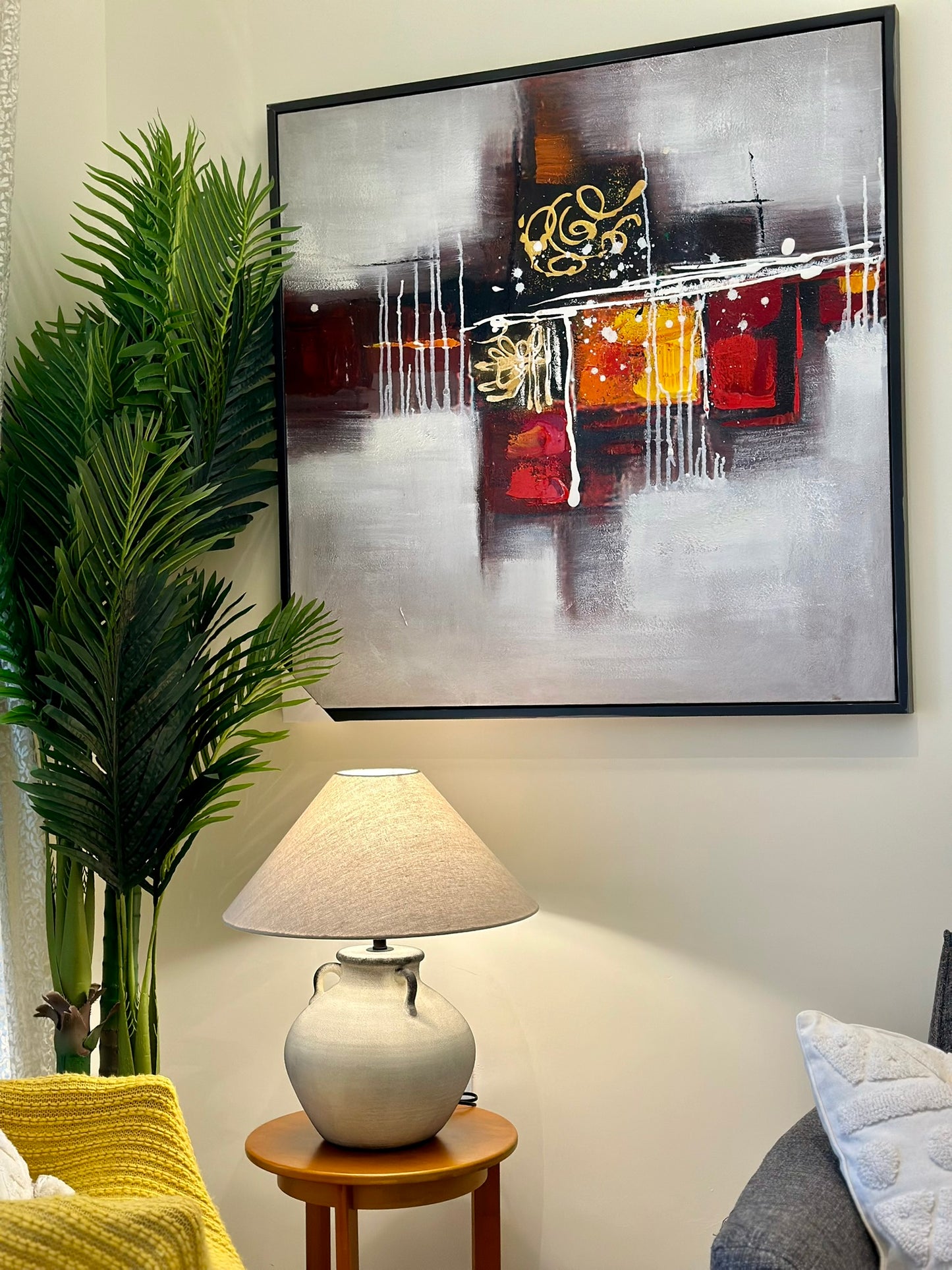 Painting Oil Paint Size 100x100cm CODE 3117
