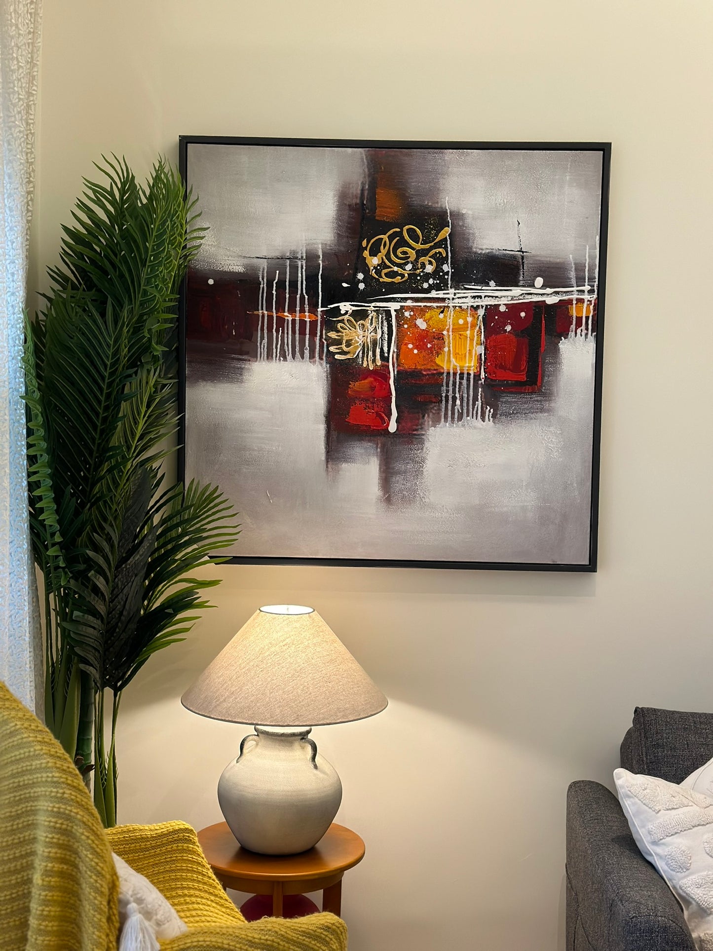Painting Oil Paint Size 100x100cm CODE 3117