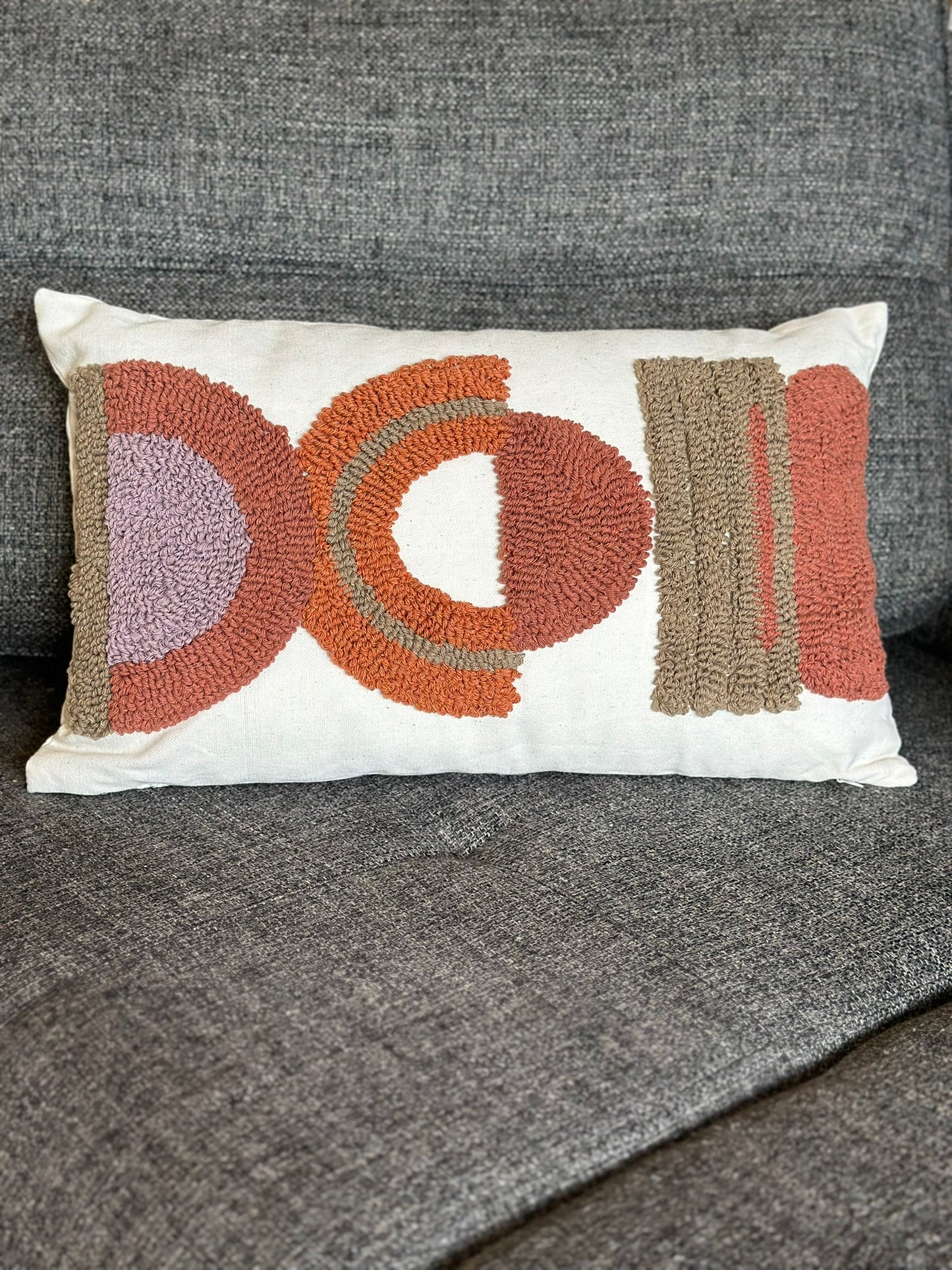 Handwoven Textured Cushion – Artisanal Beauty CODE 3308 R