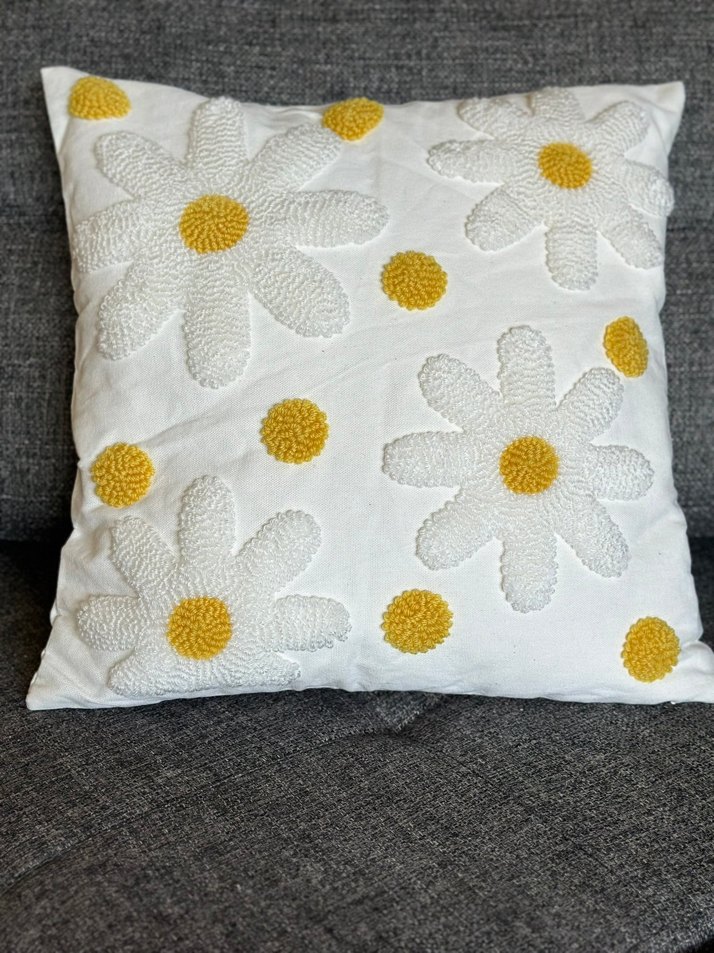 Earthy Tones Cushion – Handmade Warmth CODE 3322 W FLOWER