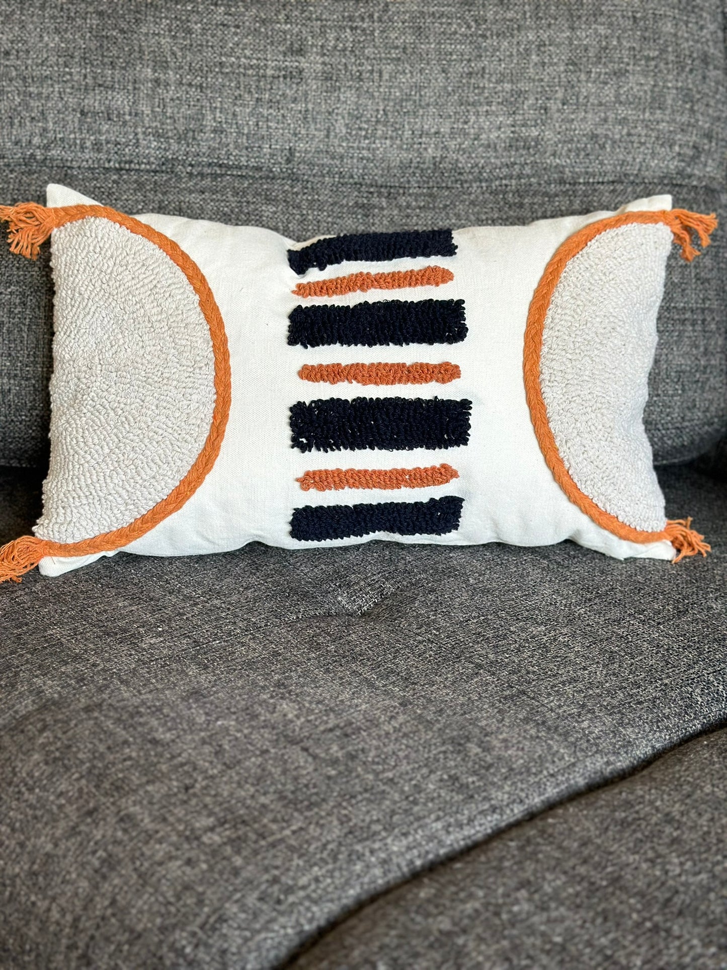Geometric Handcrafted Cushion – Modern Flair CODE 3318